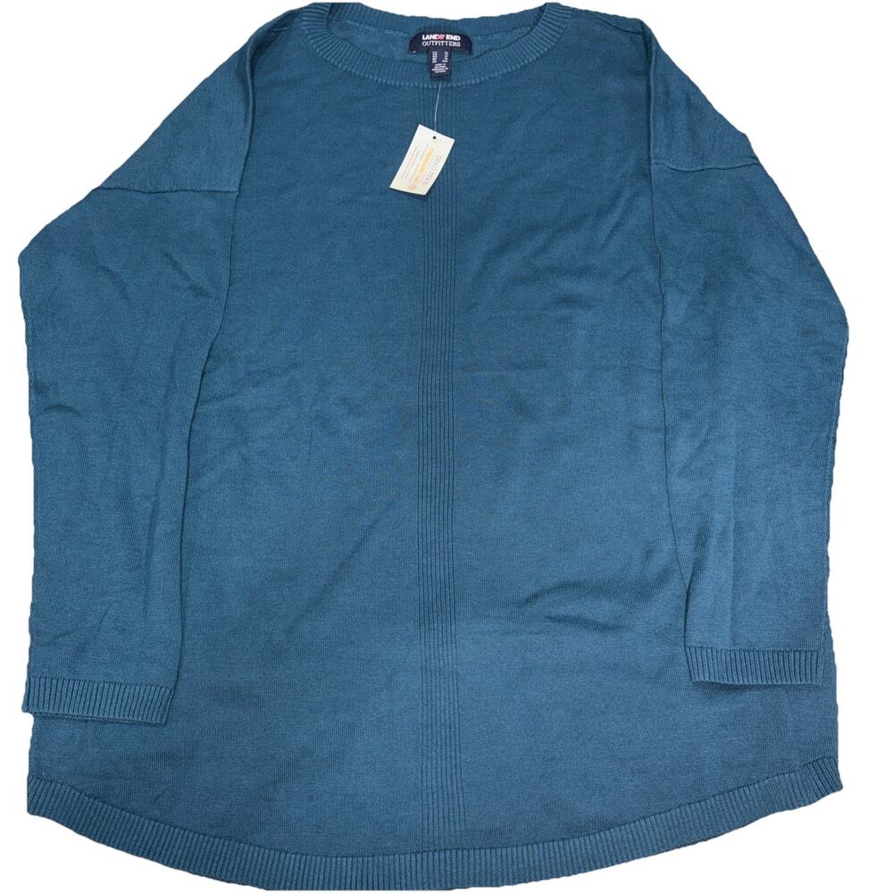 Lands' End Outfitters Blue Crewneck Sweater Men’s XL NWT